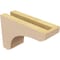 Ekena Millwork 3"W x 9"D x 6"H Classic Legacy Rough Cedar Woodgrain TimberThane Corbel, Primed Tan CORUR03X09X06LGYRCPR - alternate 2